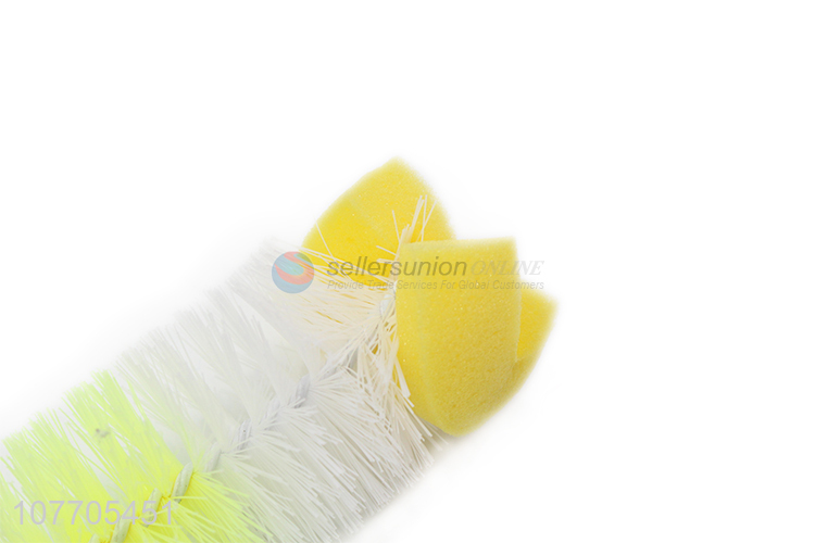 Recent products plastic bottle cleaner feeding bottle sponge brush