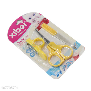 Hot sale baby <em>nail</em> supplies baby <em>nail</em> cutter file <em>scissors</em> <em>set</em>