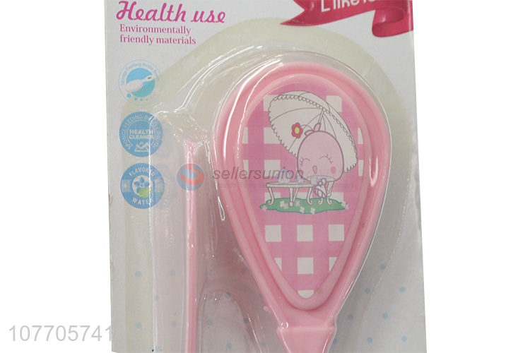 Hot selling cartoon baby comb and hair brush set