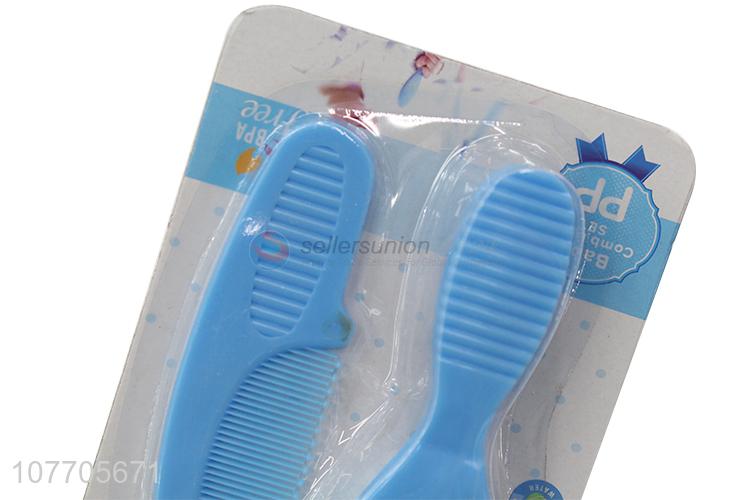 High quality cartoon baby comb and hair brush set