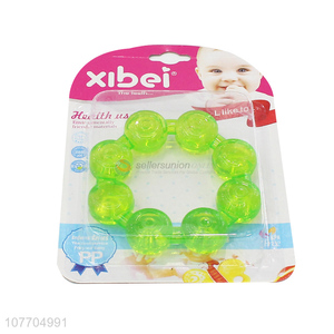 Good sale baby teether food grade baby teething bead toy