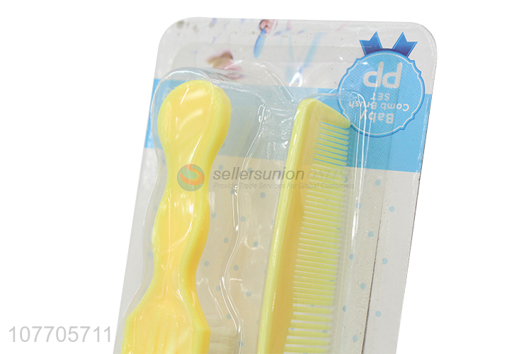 Top seller colorful baby comb and hair brush set