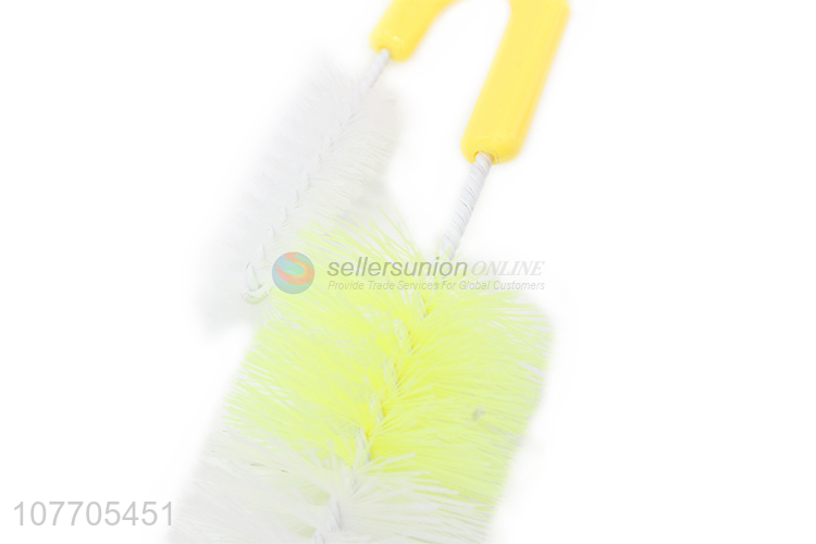 Recent products plastic bottle cleaner feeding bottle sponge brush