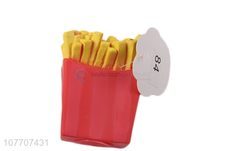 Simulation non-toxic French fries toy chewy interactive toy