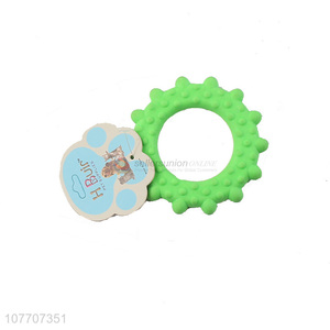 Good sale bite-resistant wave ring pet chew interactive toy