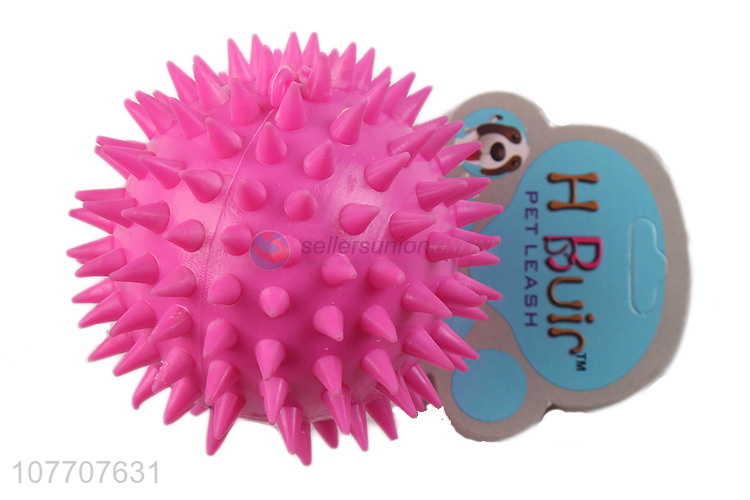 Popular pet non-toxic toy chew interactive toy bouncy spike