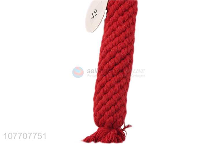 Wholesale pet toy cotton rope dog head molar knot rope toy training toy