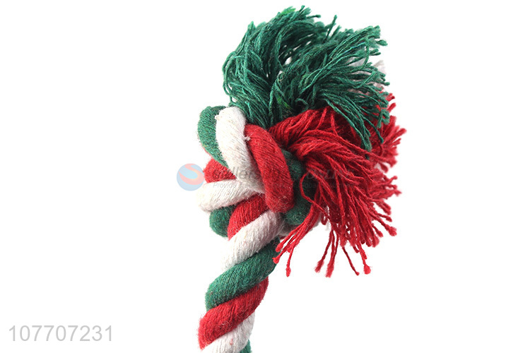 Pet toy cotton rope dog molar knot rope toy training interactive toy