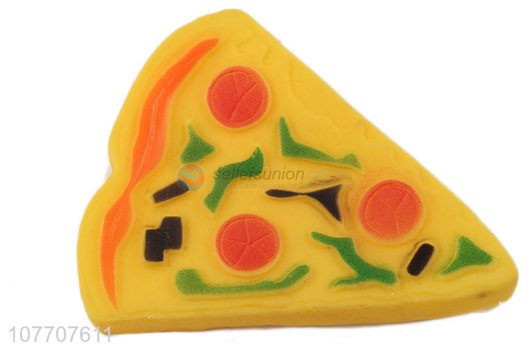 Hot-selling simulation pizza toy anti-bite molar pet toy