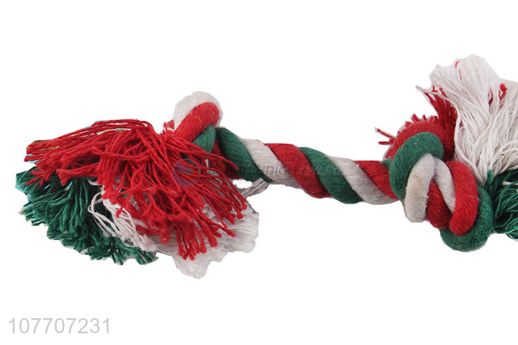 Pet toy cotton rope dog molar knot rope toy training interactive toy