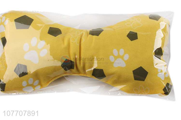 Good quality pet toy teddy small dog sleeping bone pillow