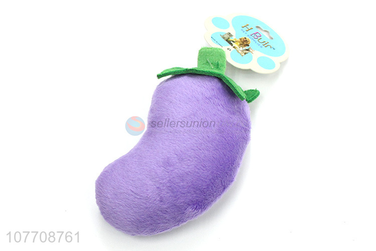 Best selling durable vegetable shape plush pets toys