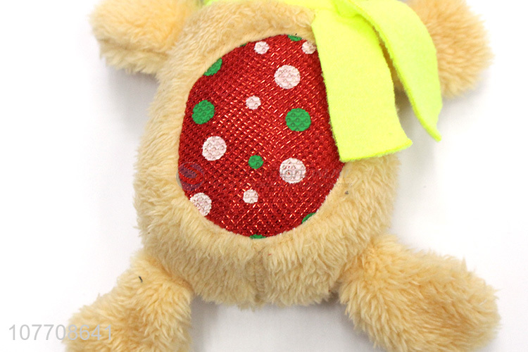 Hot sale cute soft stuffed plush pet dog squeaker chew toy