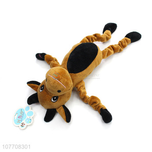 Low price durable cow shape pets toys with top quality