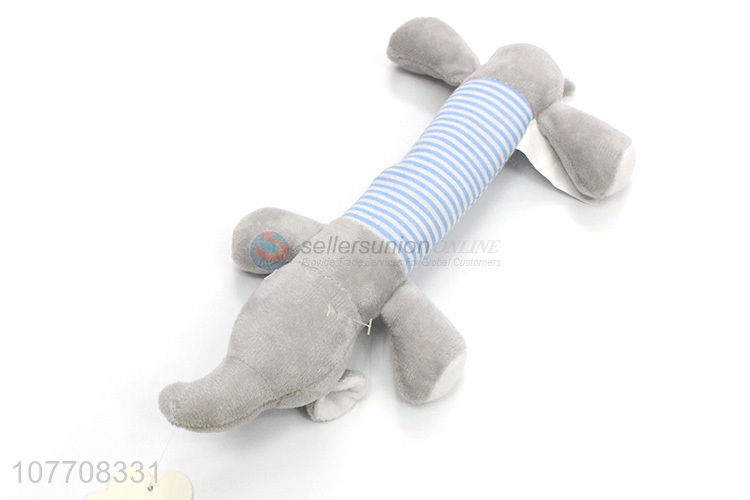 Professional eco friendly elephant shape pets toys