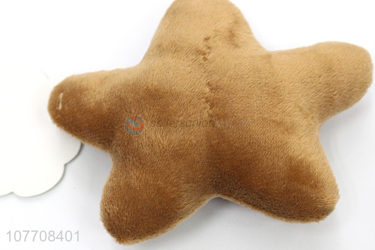 Good quality star shape soft interactive pet toys