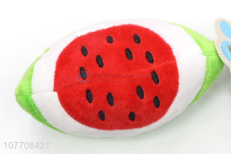 Cheap price fruit shape soft durable pets toys for sale