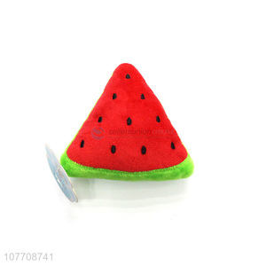 New arrival fruit shape plush interactive pets toys