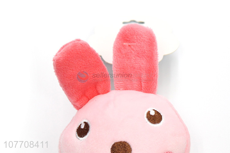 Best quality cute rabbit shape durable pets toys