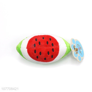 Cheap price fruit shape soft durable pets toys for sale