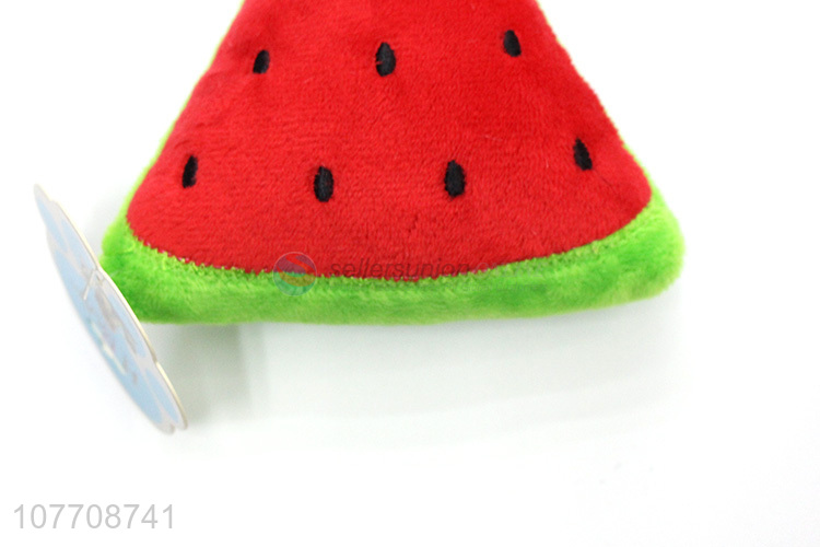 New arrival fruit shape plush interactive pets toys