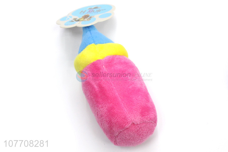 Top sale colourful soft pet toys interactive toys