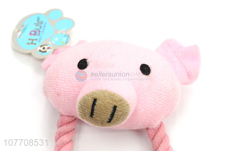 Best selling cute design pig shape interactive pets toys