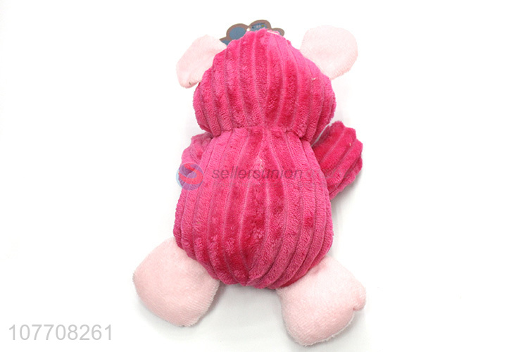 Cute design pig shape pet toys with high quality