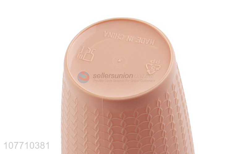 New design imitation woven pattern household toiletries tooth cylinder