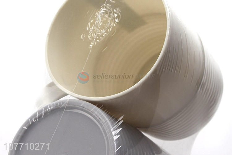 Wholesale household multicolor mouthwash cups and toothbrushing cup set