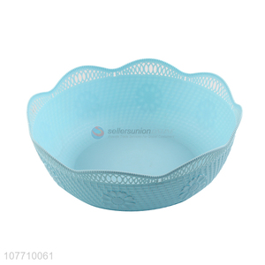 Unique plastic snack tray with large capacity kitchen storage basket