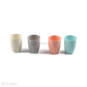 Hot selling geometric toothbrush cup and mouthwash cup set