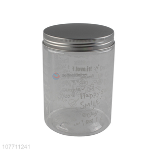 New arrival round kitchen food storage jar plastic food container