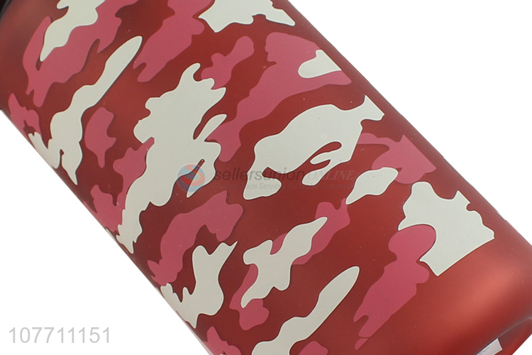 Custom colorful plastic water bottle drinking bottle with handle