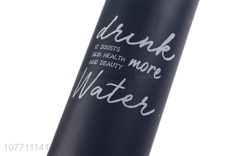 Hot selling fashionable eco-friendly motivation water bottle with straw