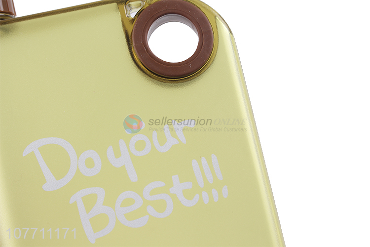 High quality memo water bottle flat water bottle with custom logo