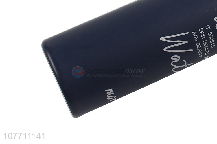 Hot selling fashionable eco-friendly motivation water bottle with straw