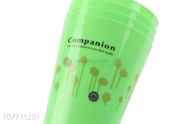 Low price reusable plastic tooth cup tooth mug toothbrush holder set