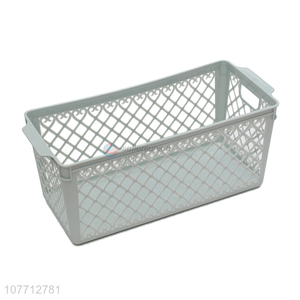 New Design Rectangle Plastic Storage Basket Fashion Household Organizer