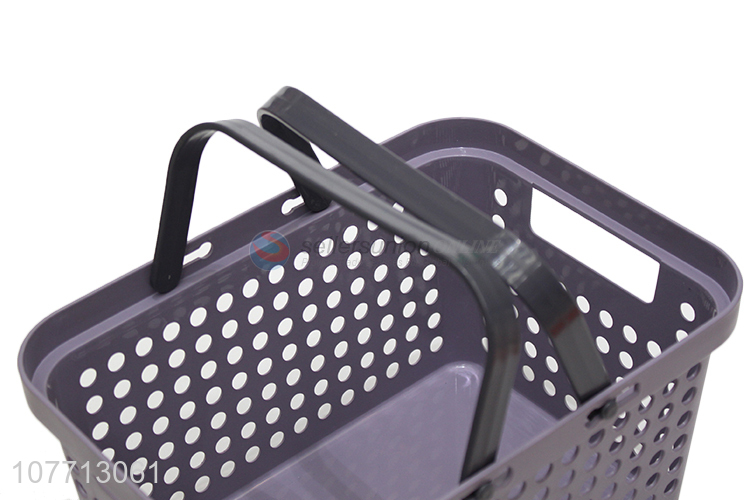 Hot Sale Multifunction Plastic Storage Basket Shower Basket With Handle