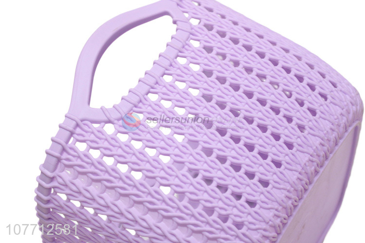 Custom Fashion Plastic Storage Basket For Desk Organizer