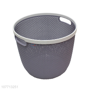 Best Selling Household Laundry Basket Plastic Storage Basket With Handle