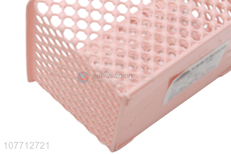 Good Sale Desk Organizer Storage Basket Plastic Rectangle Basket