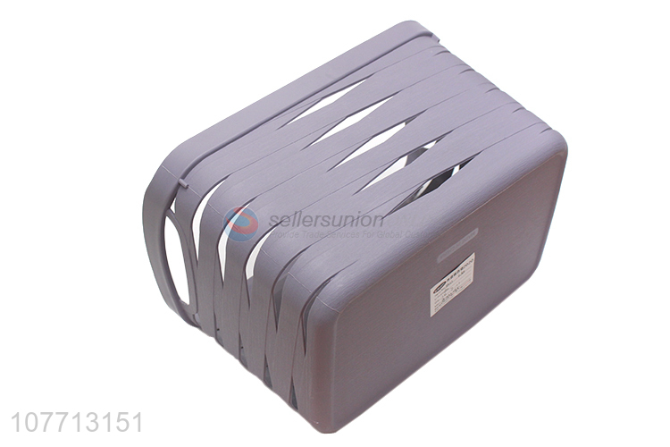 High Quality Household Organizer Plastic Storage Basket Laundry Basket