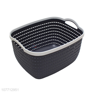 High Quality Plastic Storage Basket Storage Container With Handle