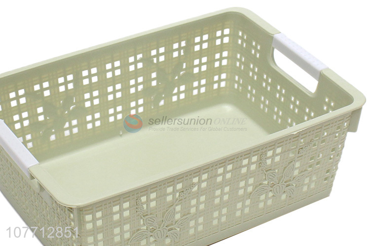 Wholesale Household Storage Organizer Plastic Storage Basket