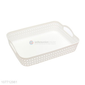 Best Price Plastic Storage Basket Storage Container With Handle For Household