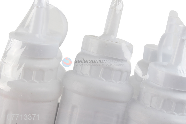 Popular food grade plastic squeeze sauce bottle seasoning bottle squeeze bottle