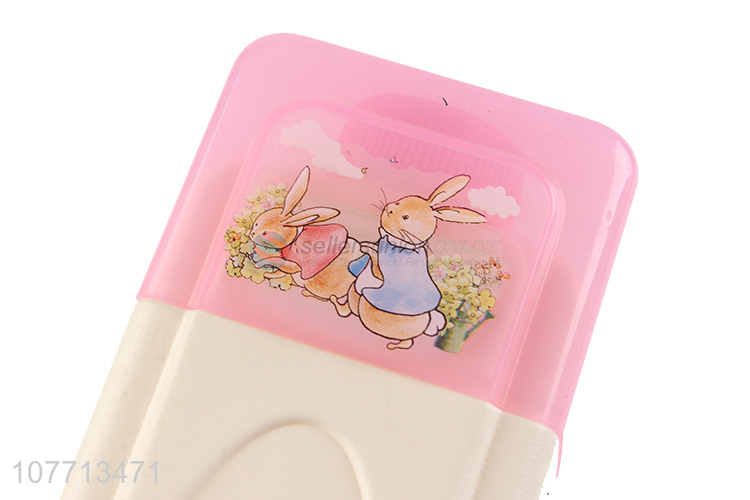 New design rectangular water cup pink portable water bottle