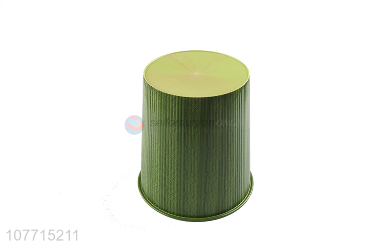 Fashion Style Plastic Trash Can Round Garbage Bin Wholesale